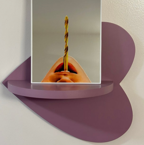 Cora Heart floating shelf