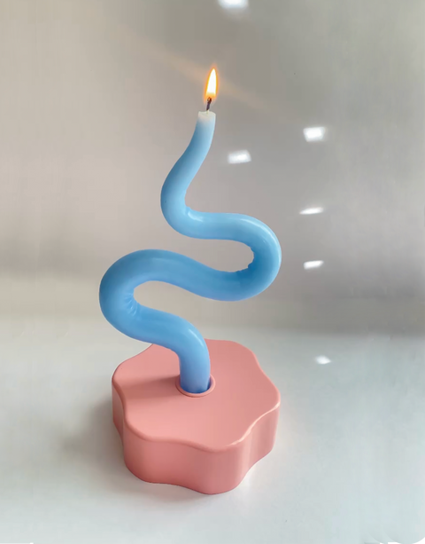 Poppy single candle holder